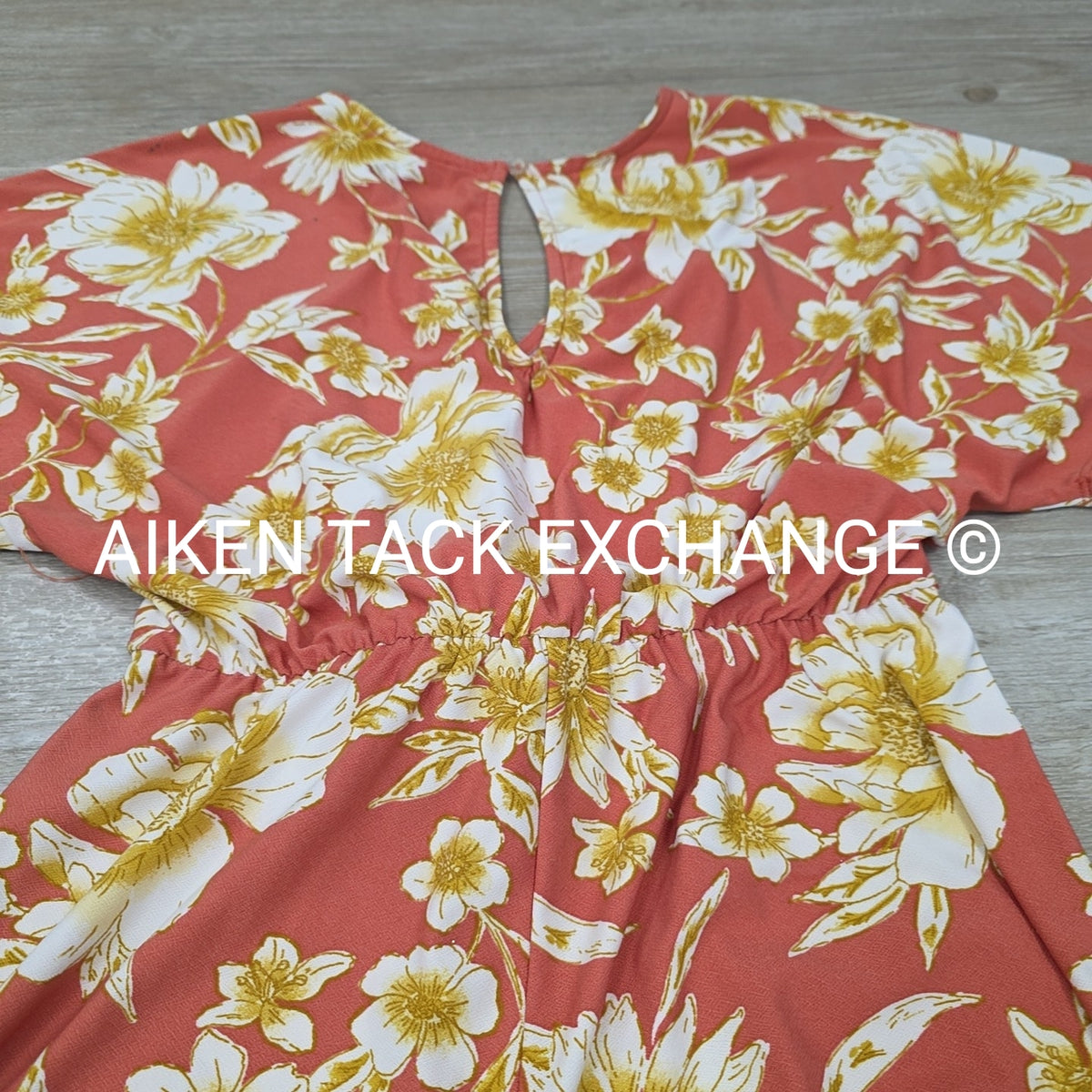 AS U WISH Short Sleeve Long Romper, Size Medium