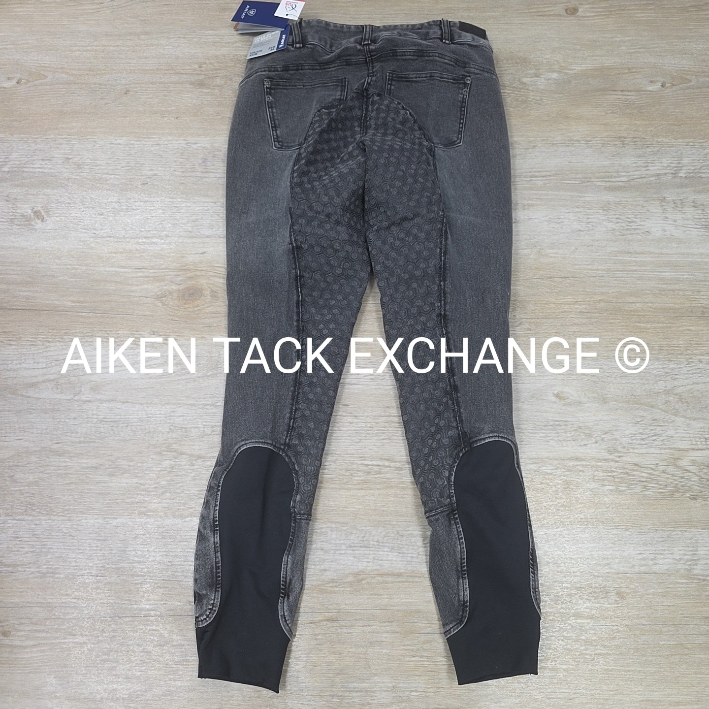 Ariat Halo G Denim Silicone Grip Full Seat Breeches, Size 24