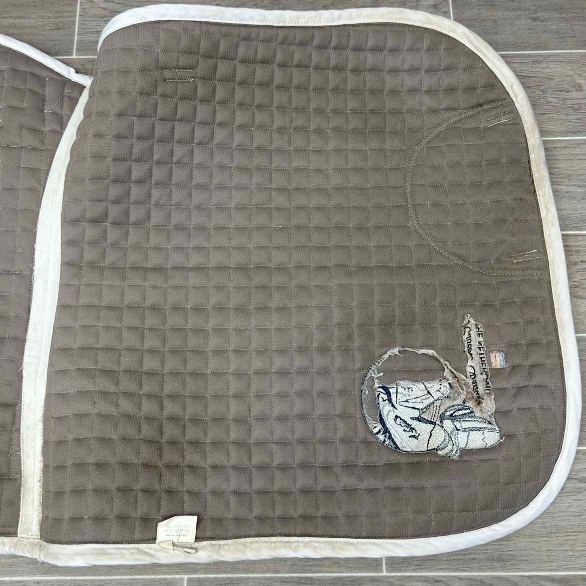 Hulsebos Dressage Saddle Pad, White