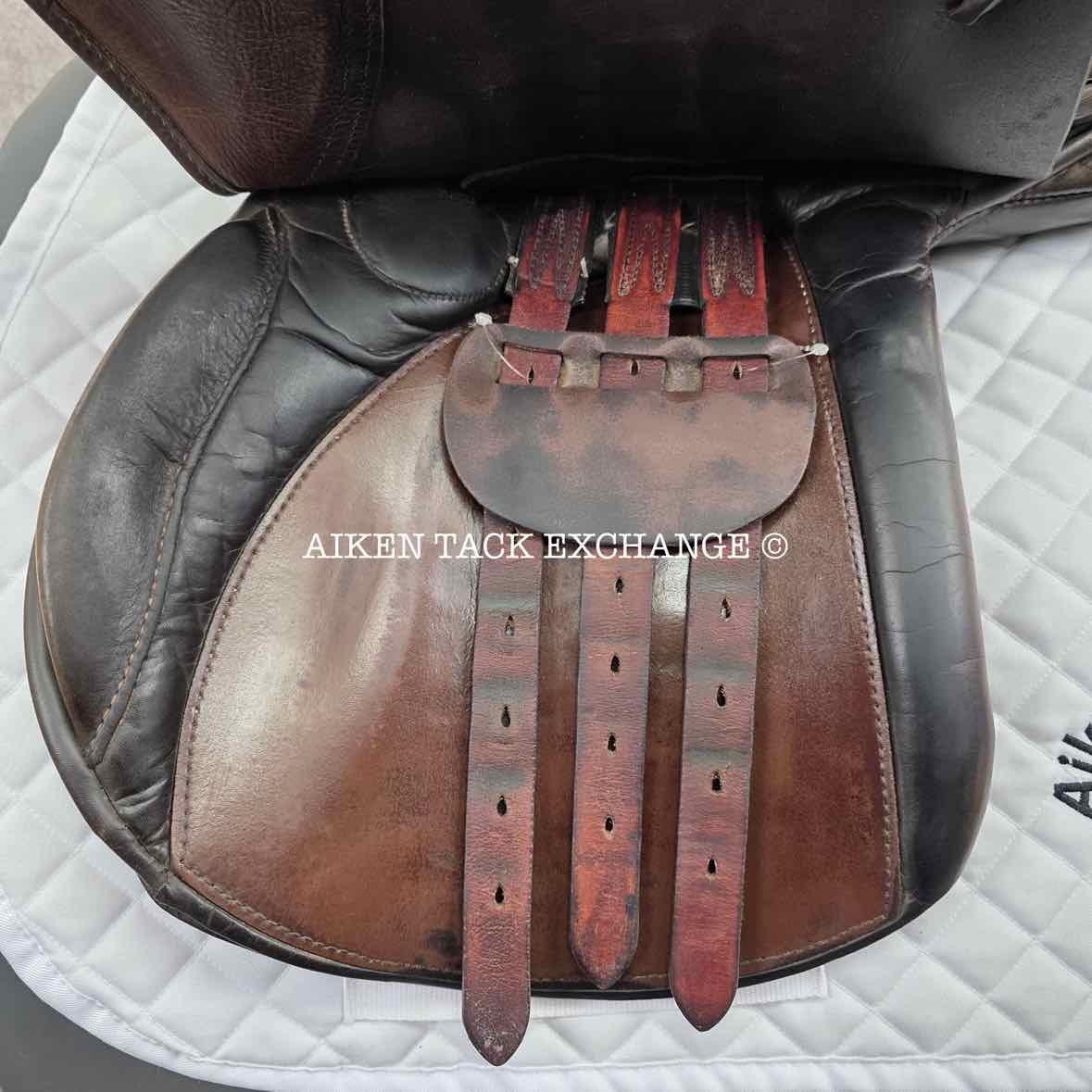 **SOLD** Berney Brothers GP All Purpose Saddle, 18" Seat, Wide Tree, Wool Flocked Panels