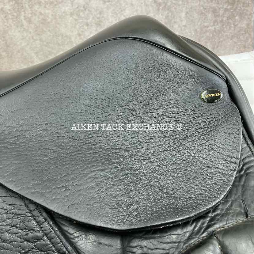 Cynron Dressage Saddle, 20" Seat, Extra Wide Tree, Wool Flocked Panels, Buffalo Leather