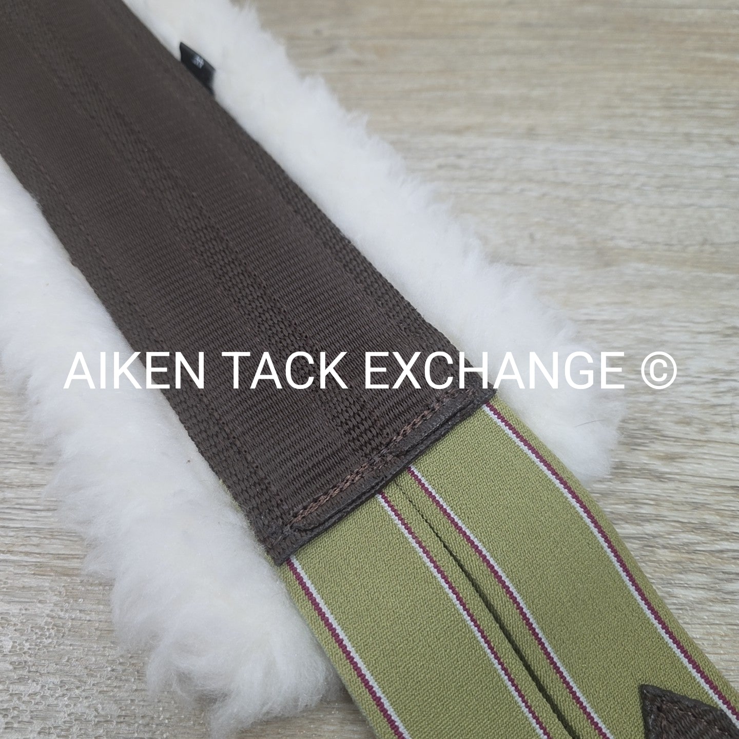 Fleece Girth with Double End Elastic, Brown, 44"