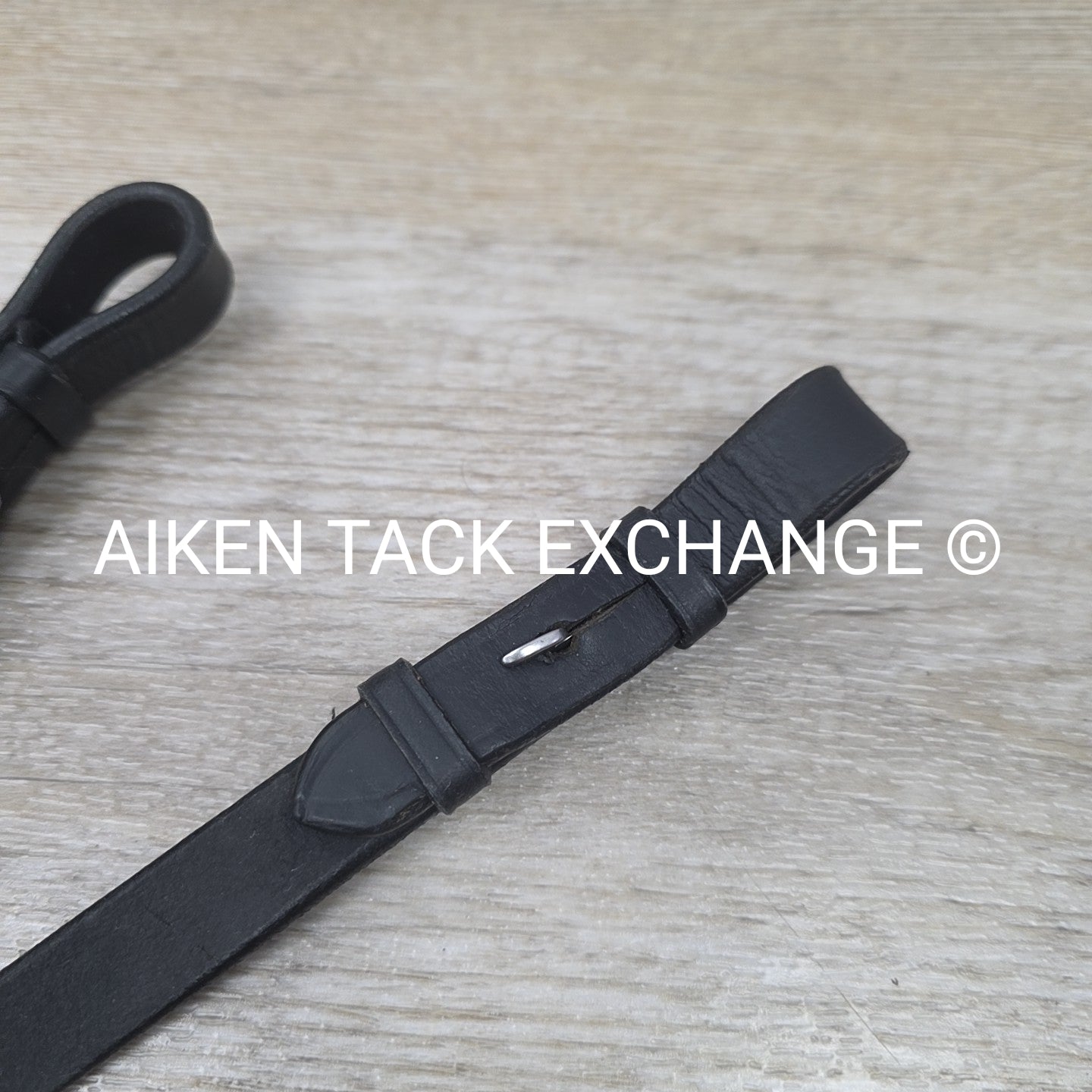 Wrapped Dressage Reins, Black, Size Cob