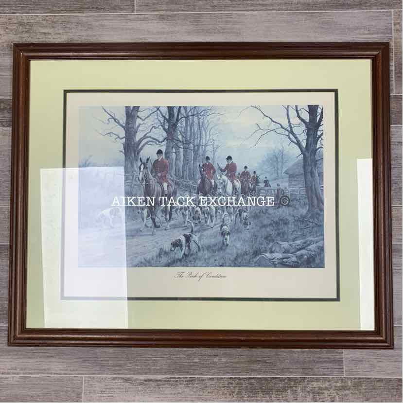 The Pink of Condition by George Wright, Matted and Framed, 31" x 25"