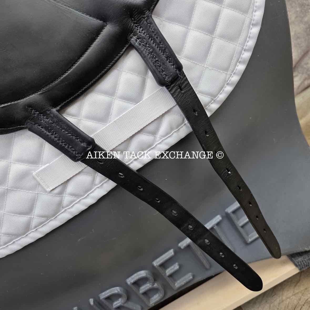 2014 Devoucoux Loreak Monoflap Dressage Saddle, 18.5" Seat, 3 Flap, Medium Wide Tree, D3D Panels, Full Buffalo Leather