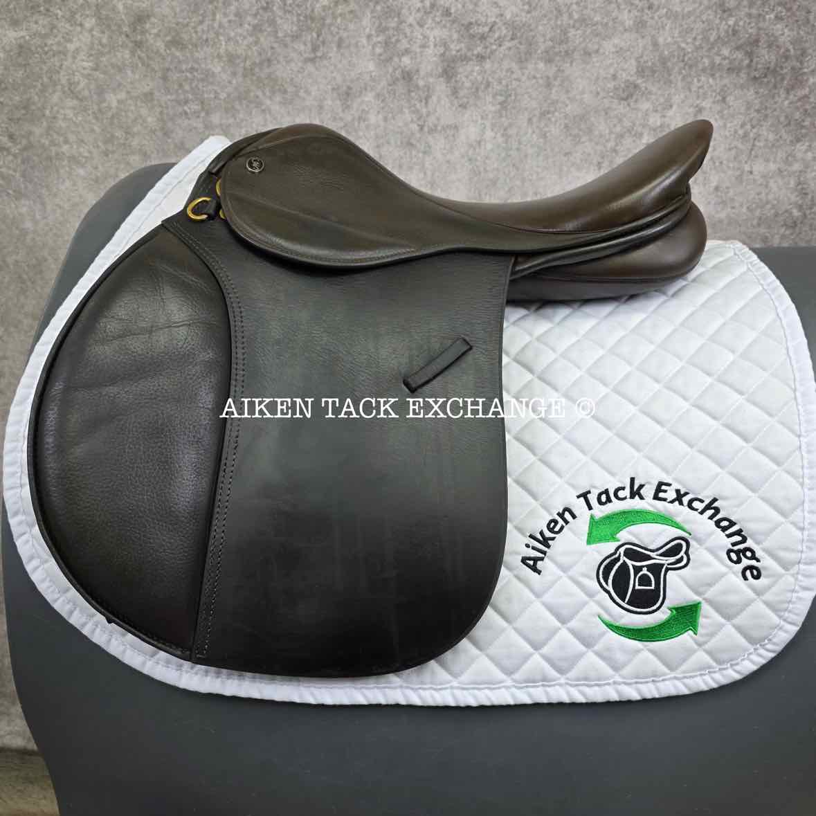 GFS Fieldhouse All Purpose Saddle, 17" Seat, Extra Wide Tree, Wool Flocked Panels