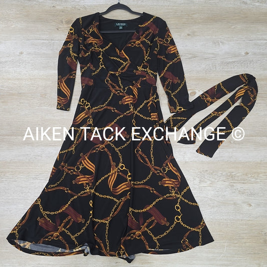 Ralph Lauren Equestrian Print Dress, Size 2