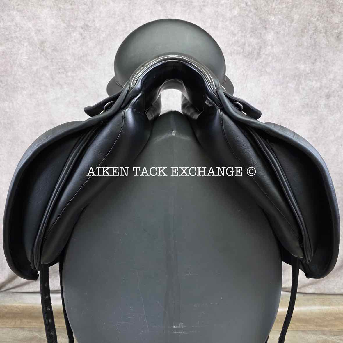 2020 Patrick Juno Monoflap Dressage Saddle, 17.5" Seat, Medium Wide Tree, Wool Flocked Panels