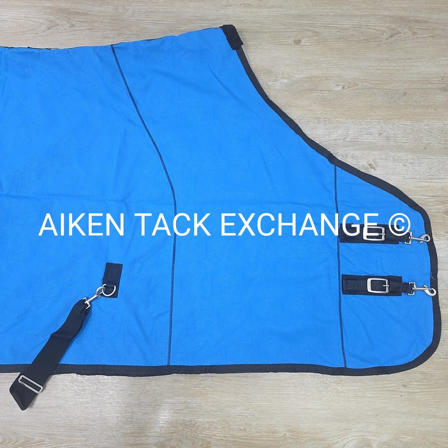 Fenwick Equestrian Softshell Therapeutic Bamboo Blanket, Blue, Size 78"