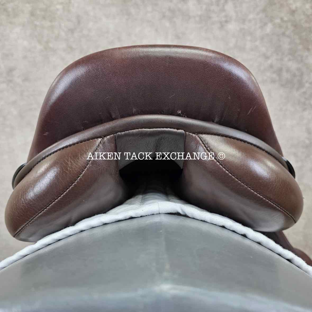 Marcel Toulouse Marielle Genesis Professional Monoflap Eventing Jump Saddle, 18" Seat, Adjustable Tree, Wool Flocked Panels