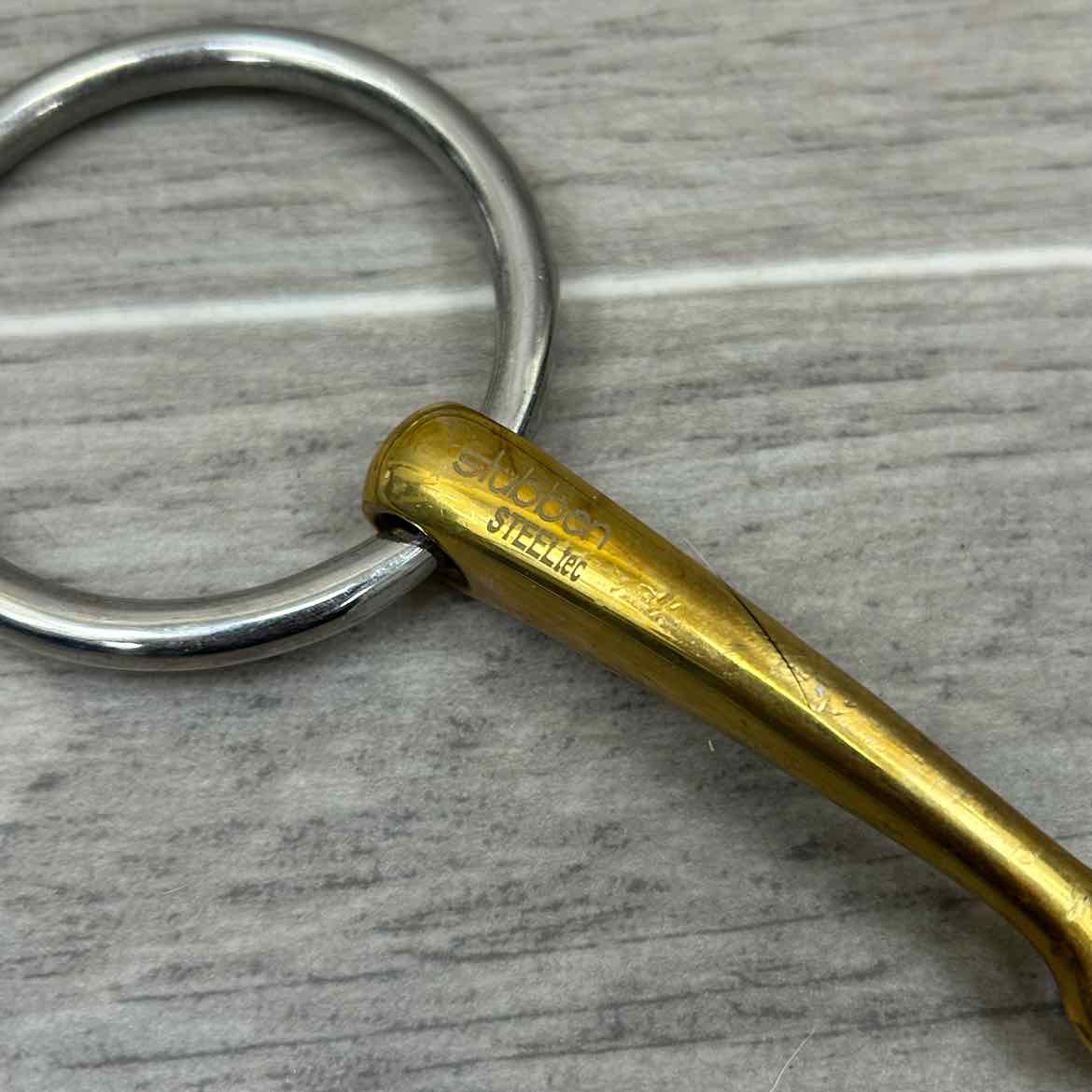 Stubben Sweet Copper Single Joint Loose Ring Bradoon Bit 5.25"