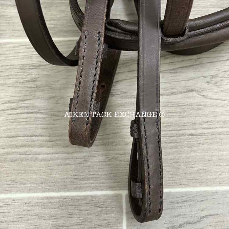 Stubben Switch 2-in-1 Snaffle & Weymouth Bridle, Brown, Size Full