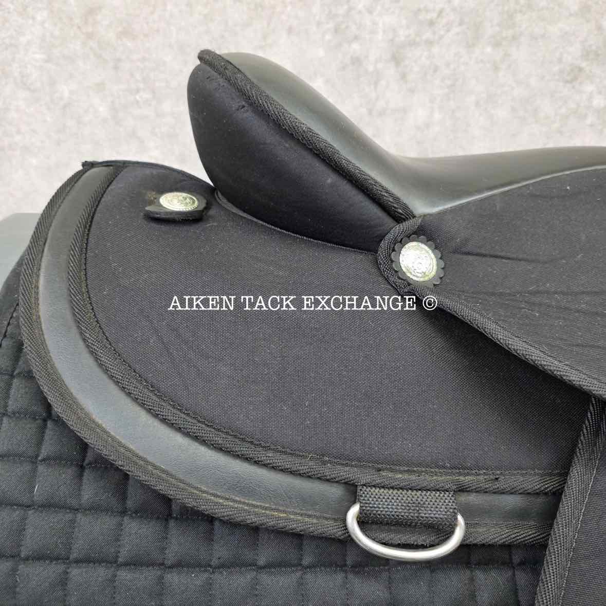 Abetta Brushhopper Gaited Comfort Trail Western Saddle, 16" Seat, Regular Tree - Semi QH Bars