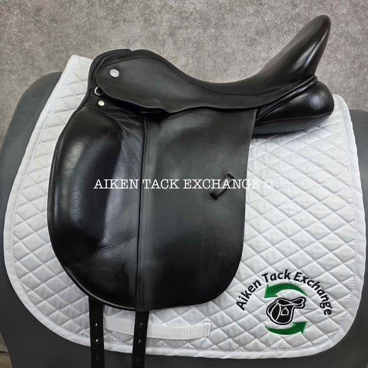 2011 Trilogy Verago Elite Dressage Saddle, 18" Seat, Medium Wide Tree, Wool Flocked Panels