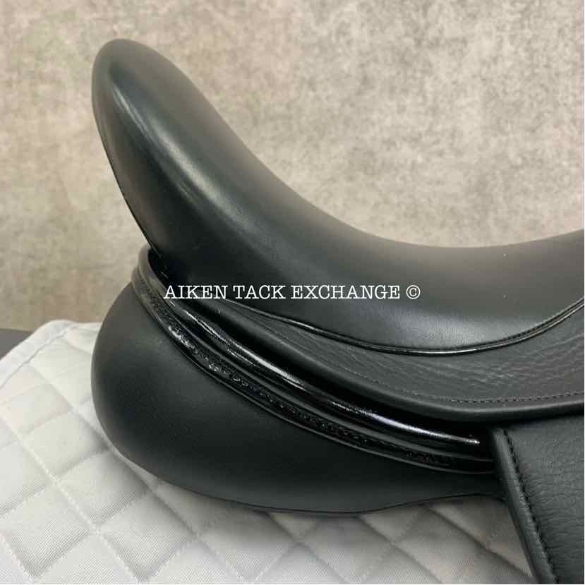2015 Frank Baines Union Lux Monoflap Dressage Saddle, 18" Seat, Medium Wide Tree, Wool Flocked Panels