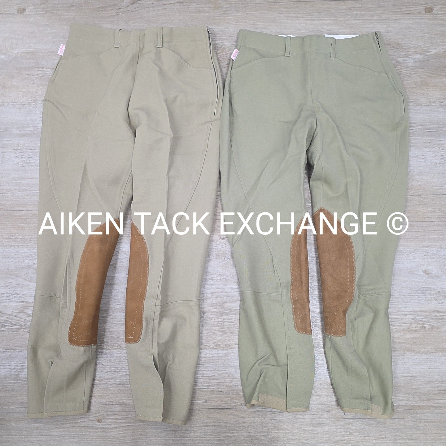 BARGAIN BUNDLE: 2 Pair Tailored Sportsman Knee Patch Breeches, Size 28