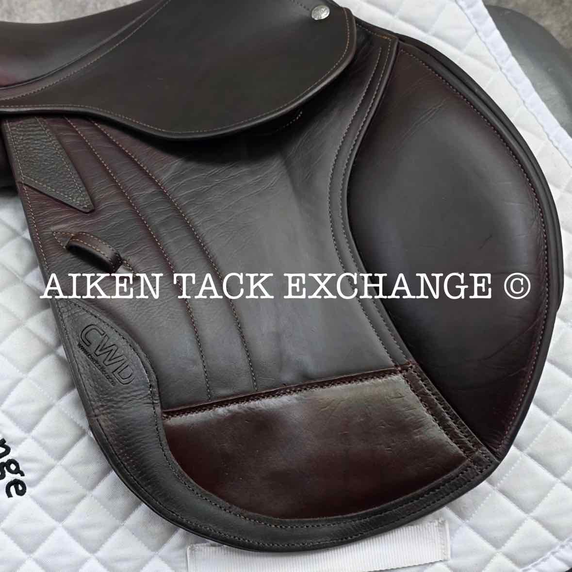 **SOLD** 2015 CWD SE01 Close Contact Jump Saddle, 17" Seat, 1L Flap, Medium Tree, Foam Panels, Full Buffalo Leather