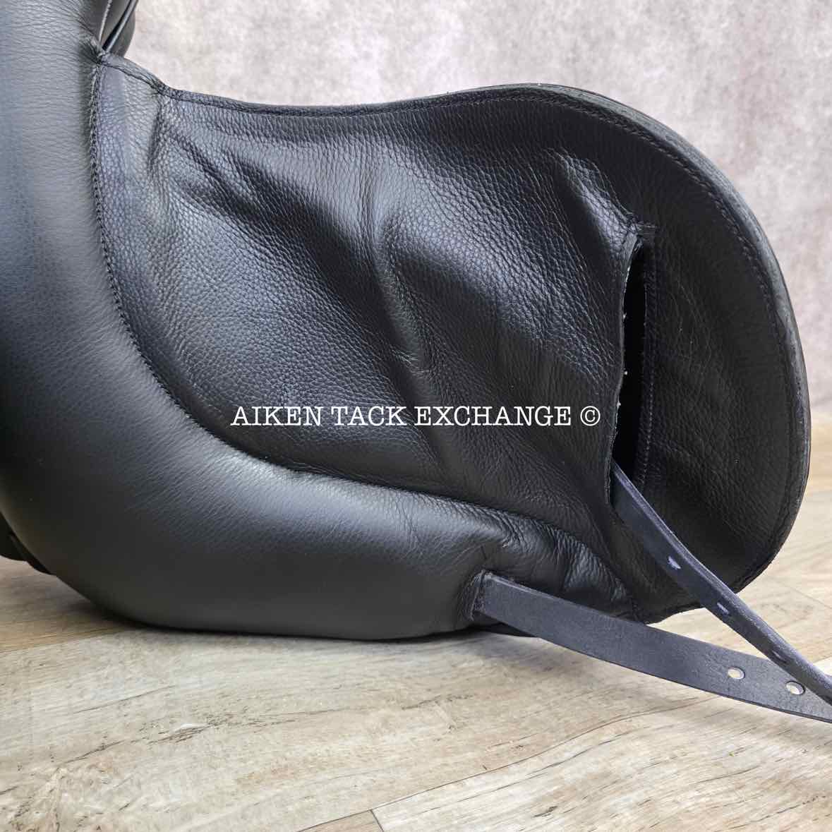 2023 Envy by Custom Saddlery Motion Monoflap Dressage Saddle, 17.5" Seat, Adjustable Tree, Wool Flocked Panels