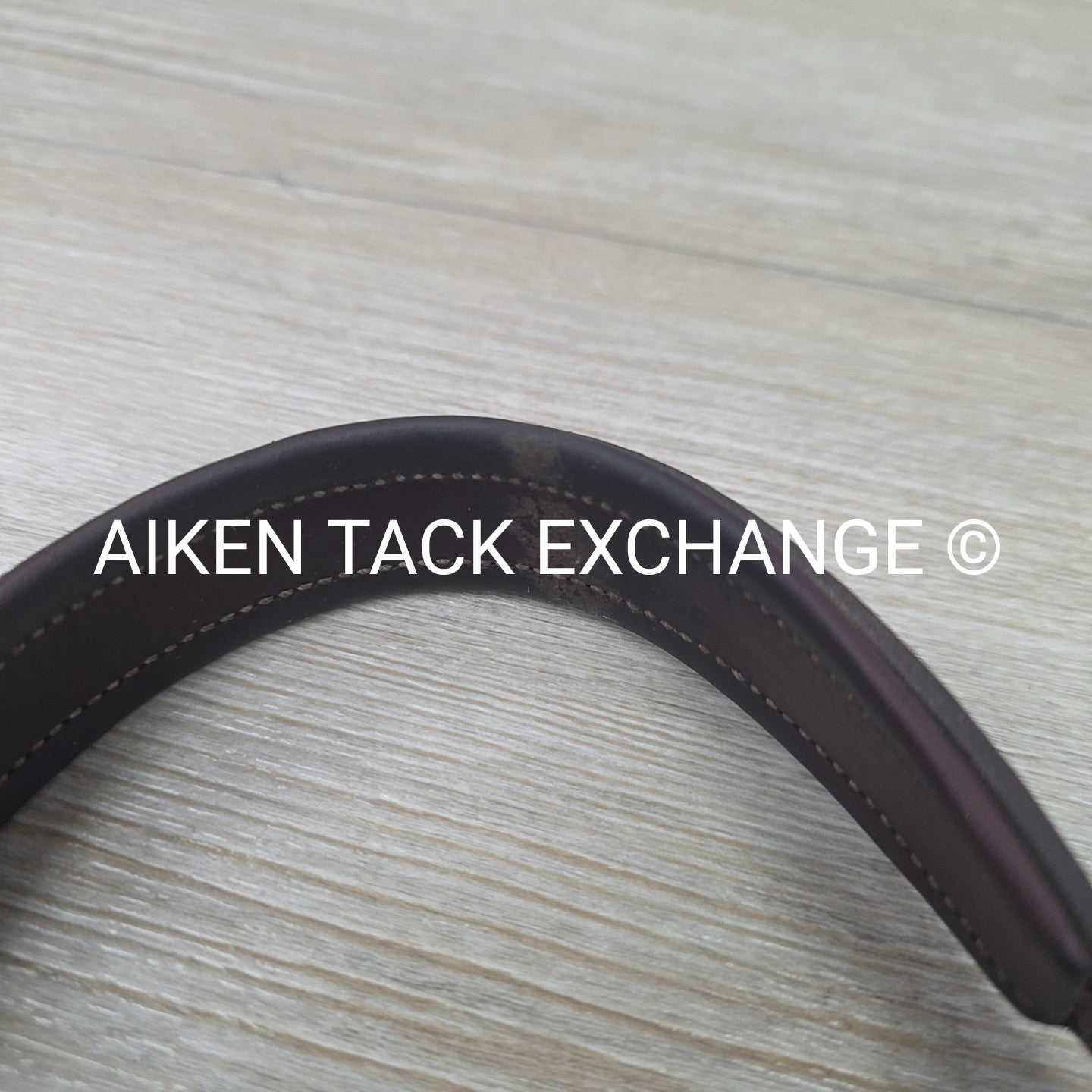 CWD Bridge Breastplate with Wide Elastic, Brown, Size Full (3)