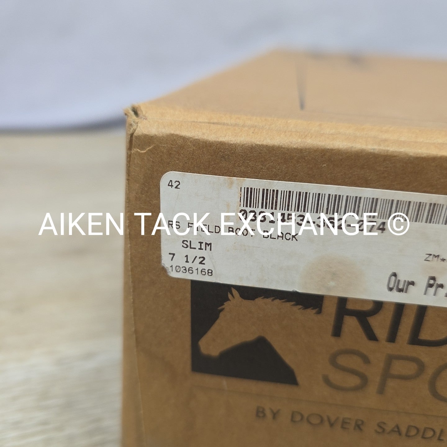 Dover Saddlery Riding Sport Field Boots, Size 7 Regular Slim