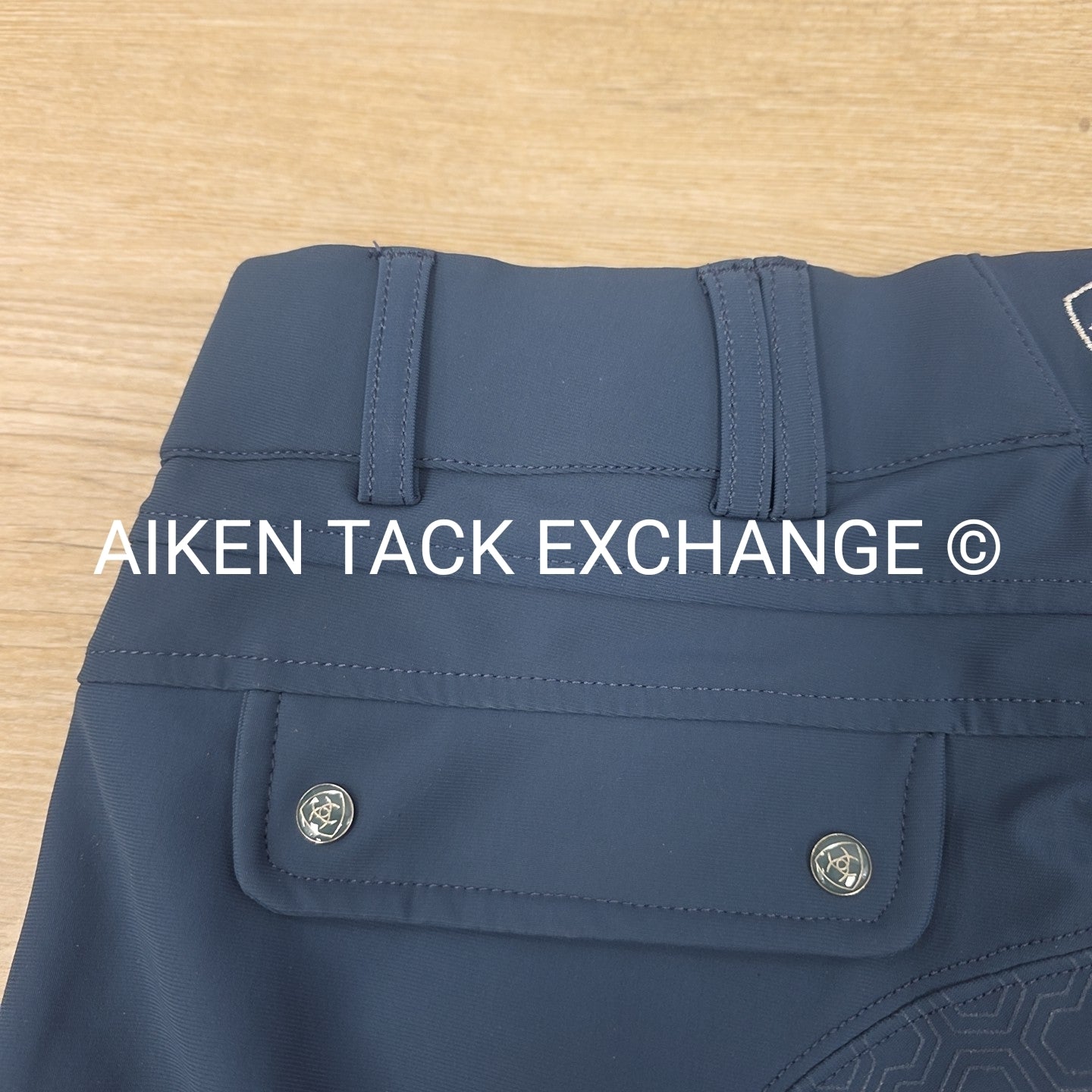 Ariat Tri-Factor Silicone Grip Full Seat Breeches, Size 34 R