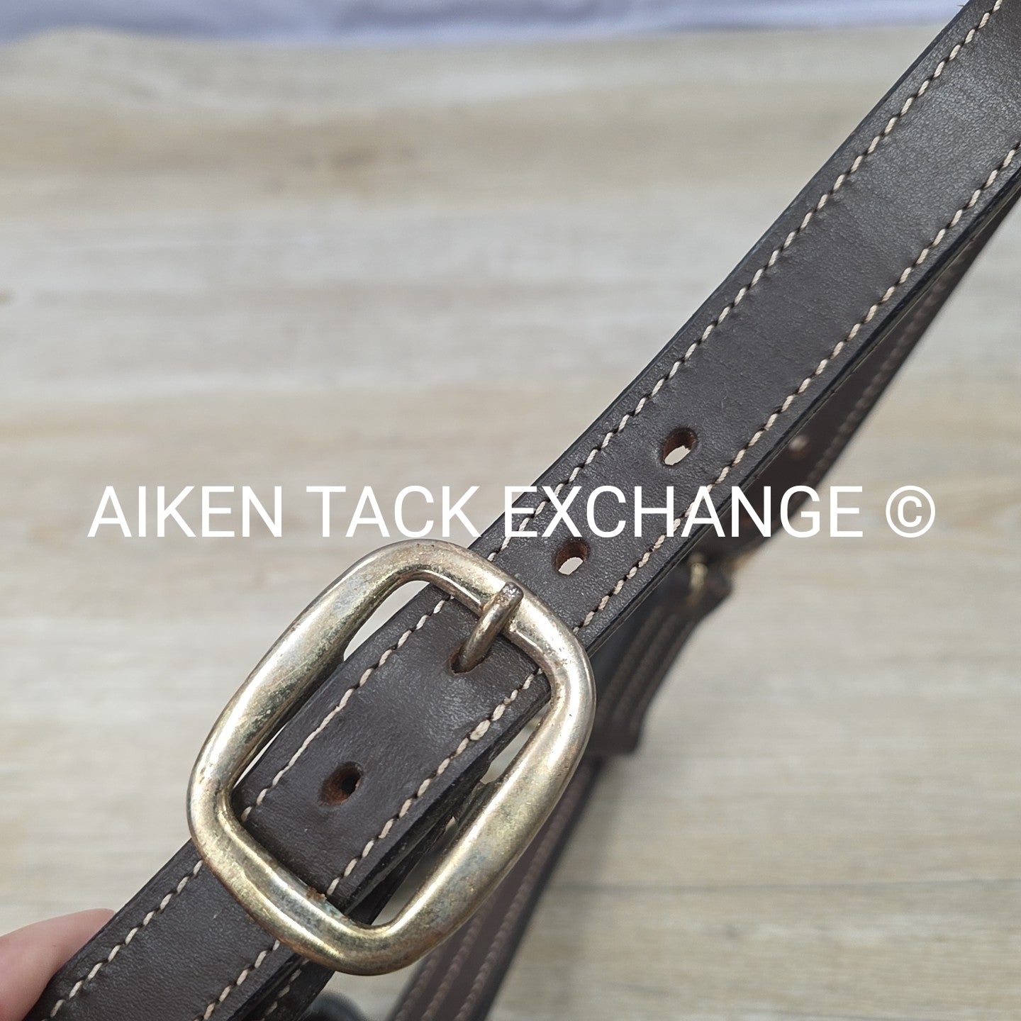Leather Halter, Brown, Size Cob
