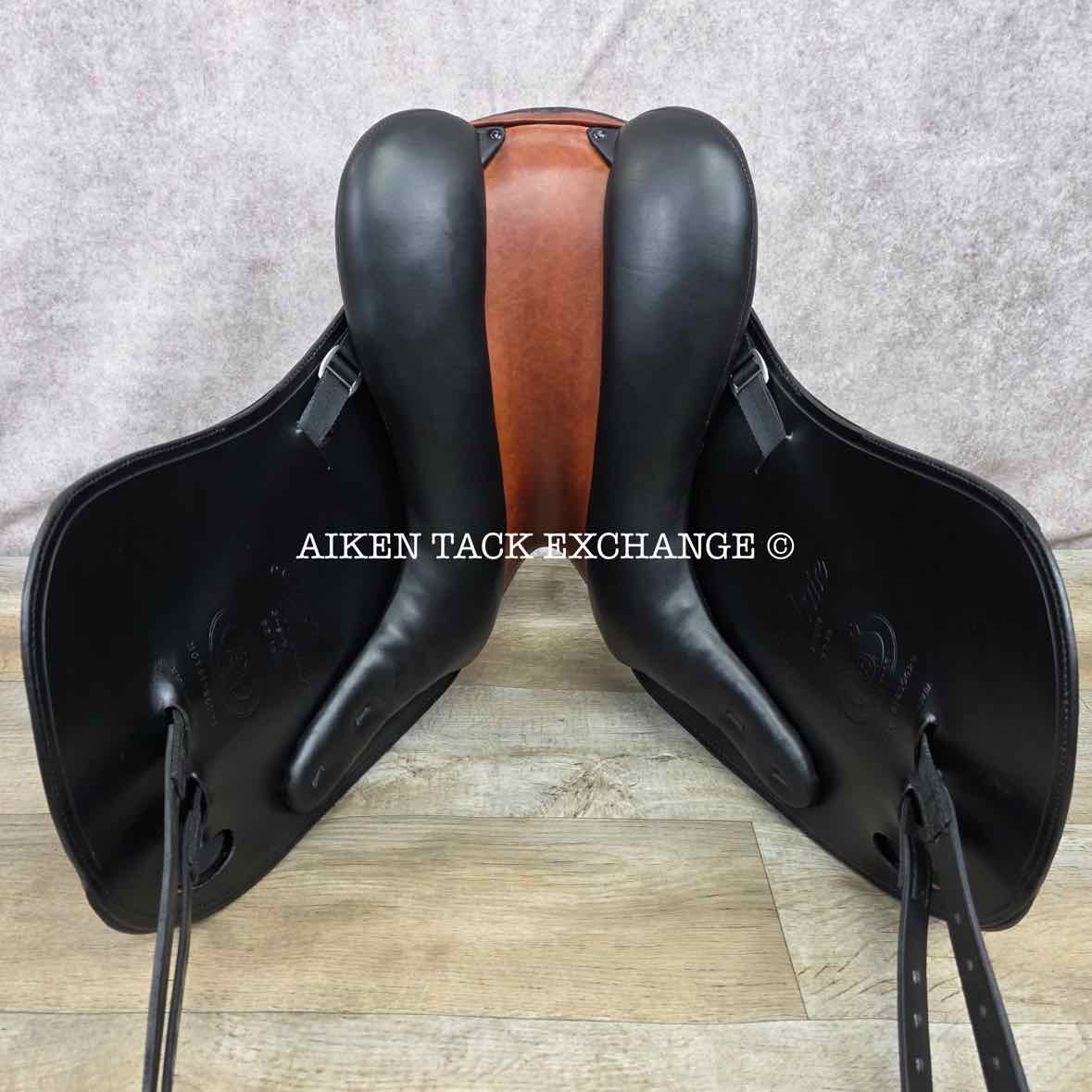 2023 Schleese Tribute Monoflap Dressage Saddle, 18" Seat, Adjustable AdapTree, Wool Flocked Panels