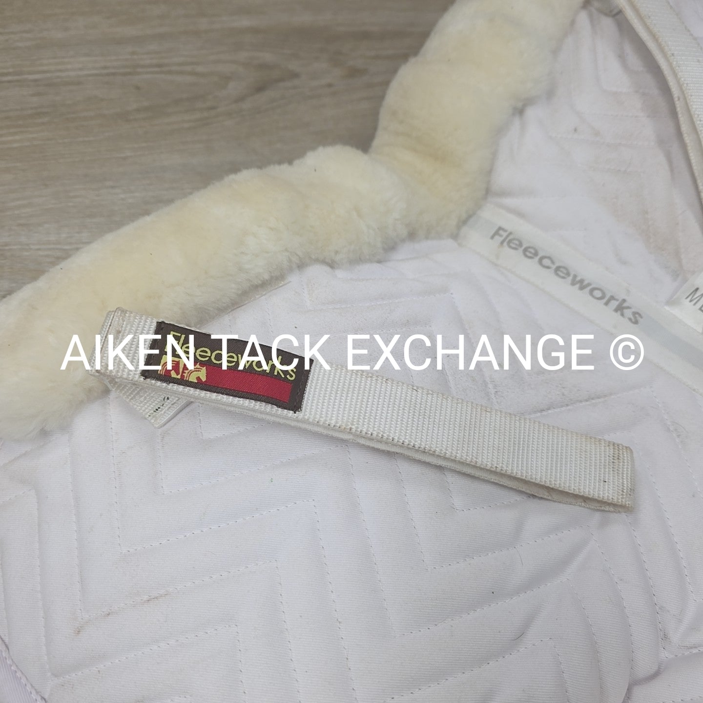 Fleeceworks Perfect Balance Rolled Edge Sheepskin Half Pad with Front Shims, Siz