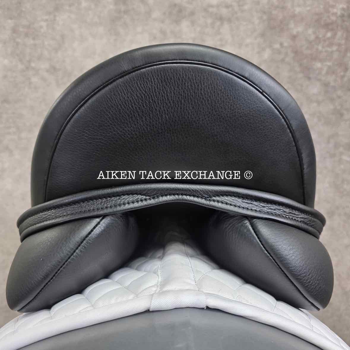 2023 Envy by Custom Saddlery Aurora Monoflap Dressage Saddle, 18" Seat, Adjustable Tree, Wool Flocked Panels