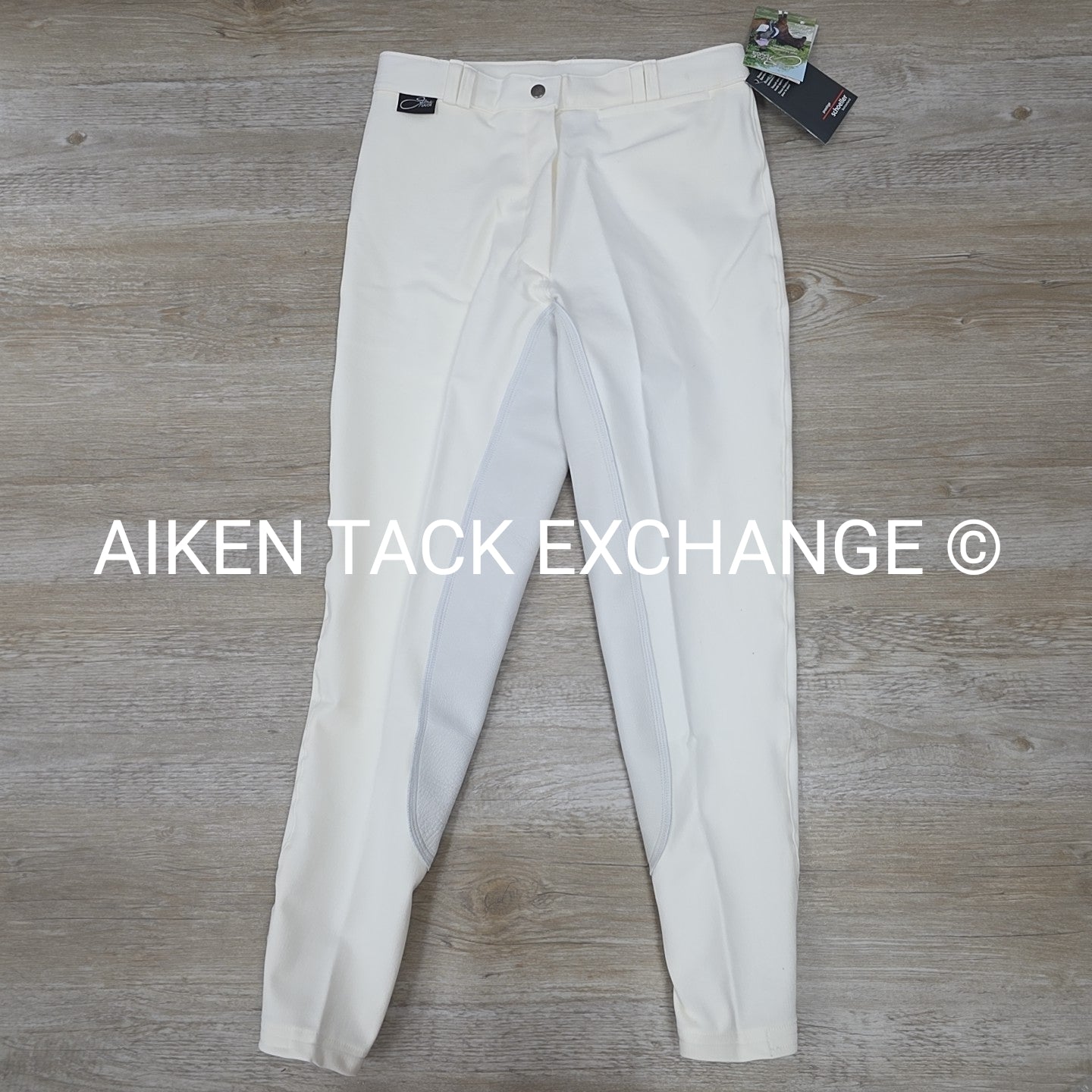 Tropical Rider Jane Savoie Leather Full Seat Breeches, Size 32 R