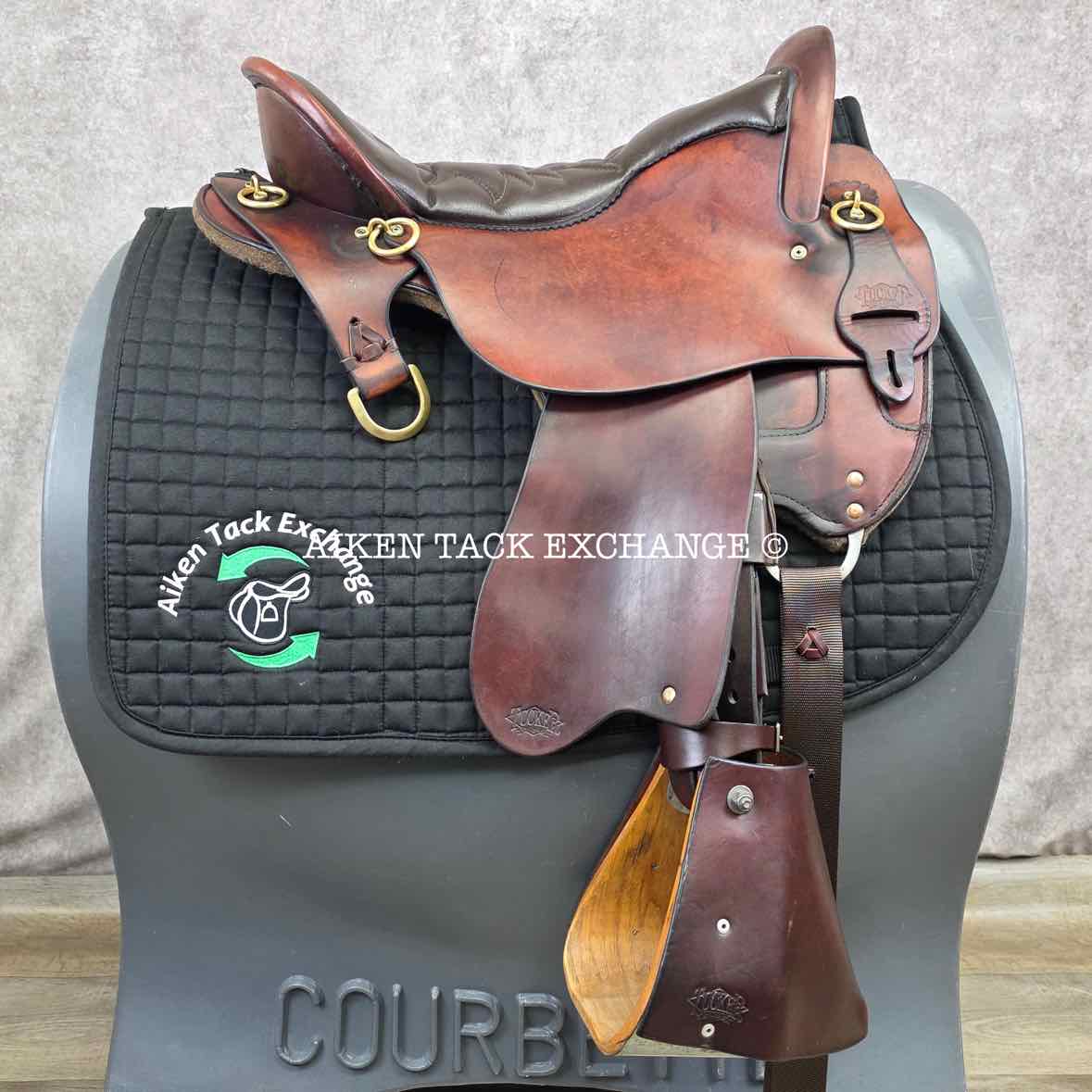 2013 Tucker 159 Endurance Trail Saddle, 16.5" Seat, Medium Tree - Semi QH Bars