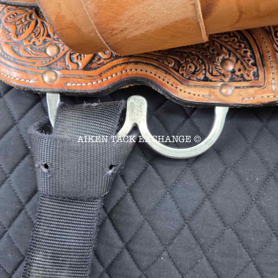2020 High Horse 6224 Jewel Barrel Racing Western Saddle, 15" Seat, Regular Tree - Semi QH Bars