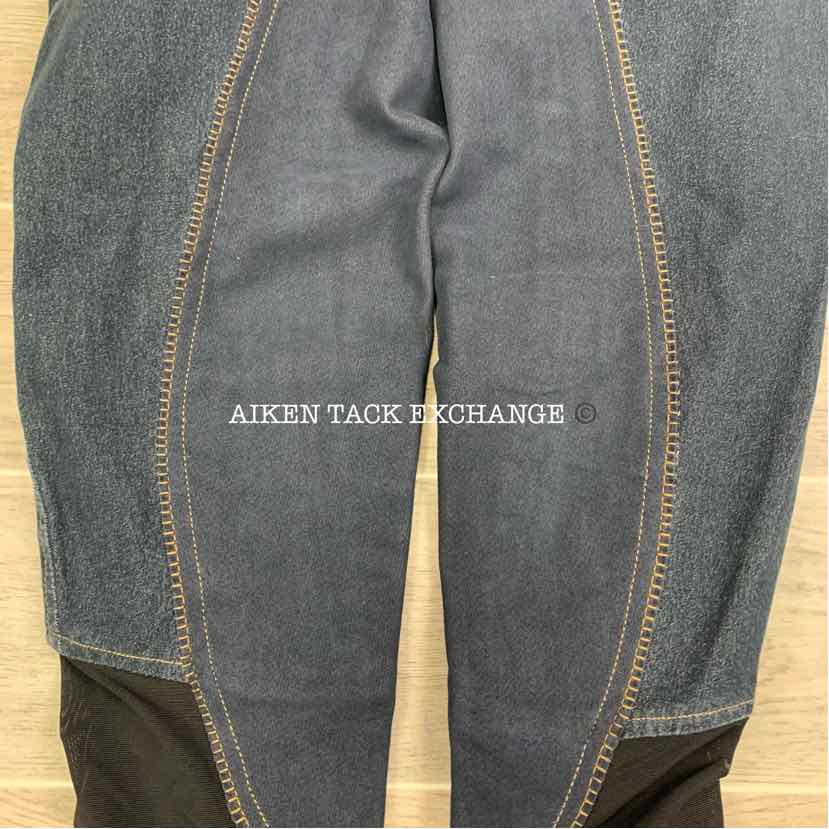 FITS Denim Full Seat Breeches, Size Small