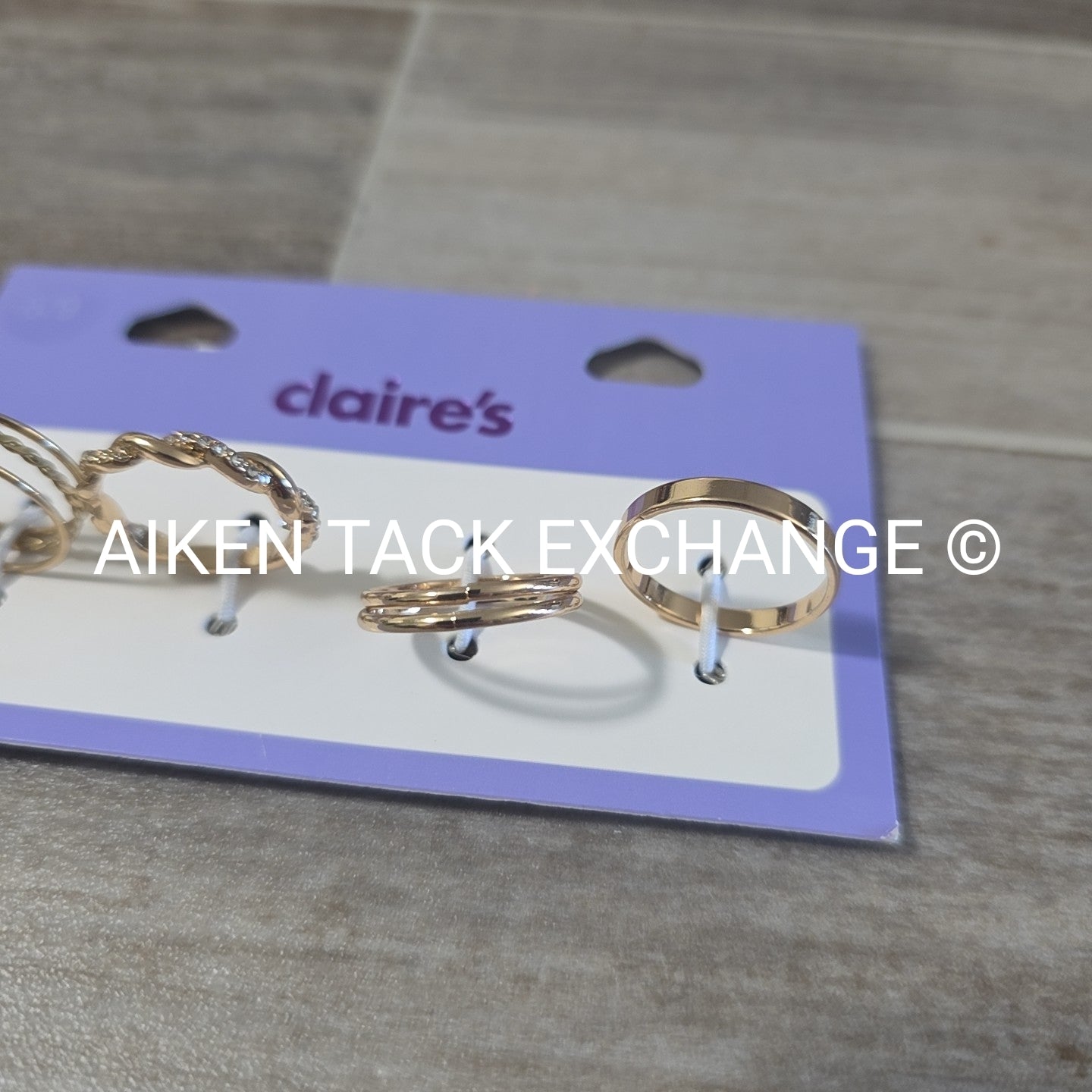 Claire's Ring Set (4) - Size 8/9