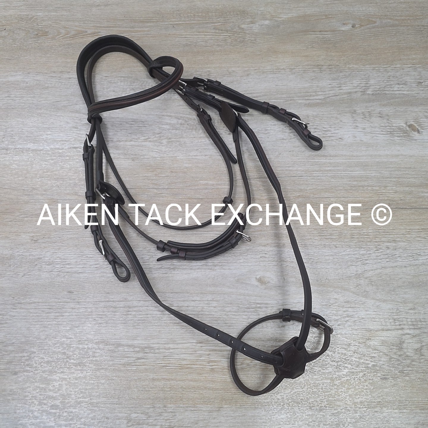 Vespucci Figure 8 Bridle, No Reins, Brown, Size Full