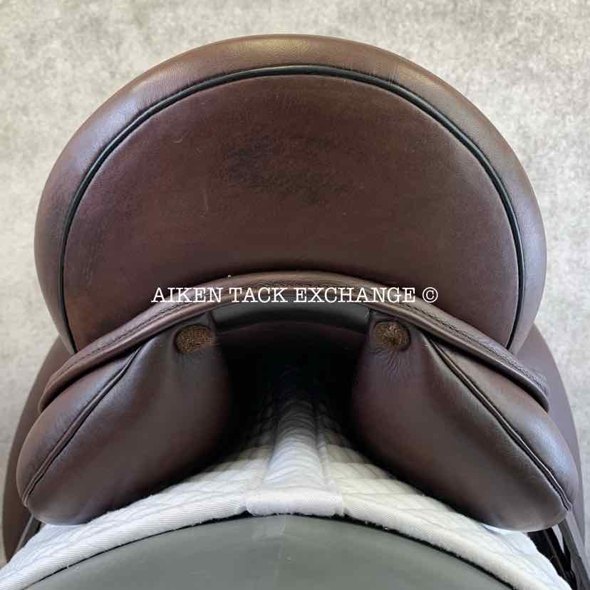 **SOLD** 2022 JC Performance Line P1 Dressage Saddle, 18" Seat, 34 Tree - Medium Wide, Wool Flocked Pony Panels