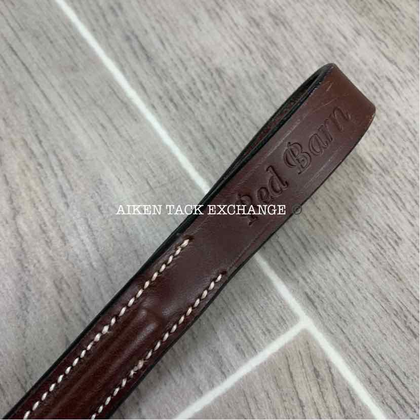KL Select Red Barn Round Raised Standing Fancy Stitch Martingale, Size Cob