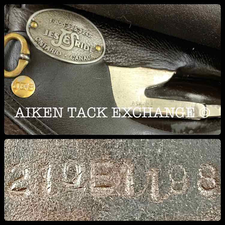 **SOLD** 1998 Schleese JES Dressage Saddle, 17" Seat, Wide Tree, Wool Flocked Panels