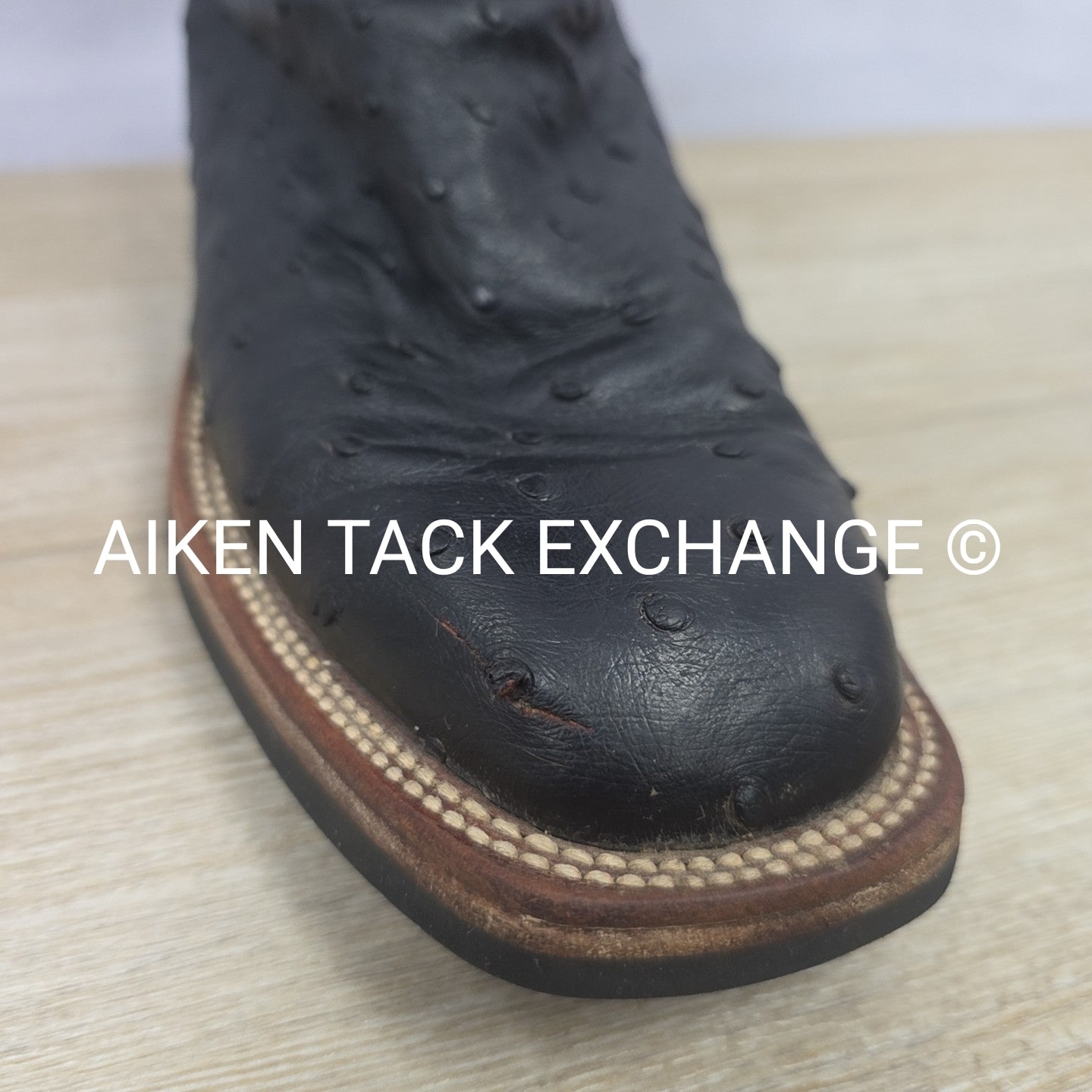 Lucchese Ostrich Boots, Size 6.5