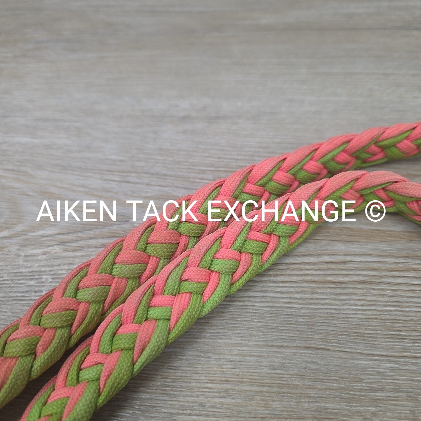 Braided Flat Barrel Reins with Snaps