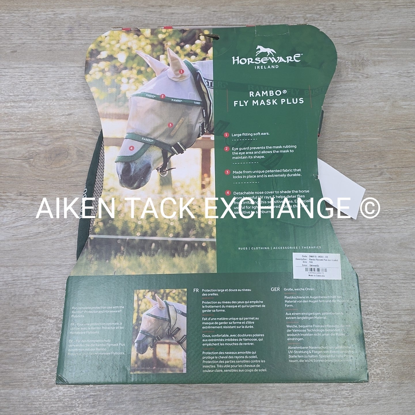 Horseware Rambo Fly Mask Plus, Size Cob