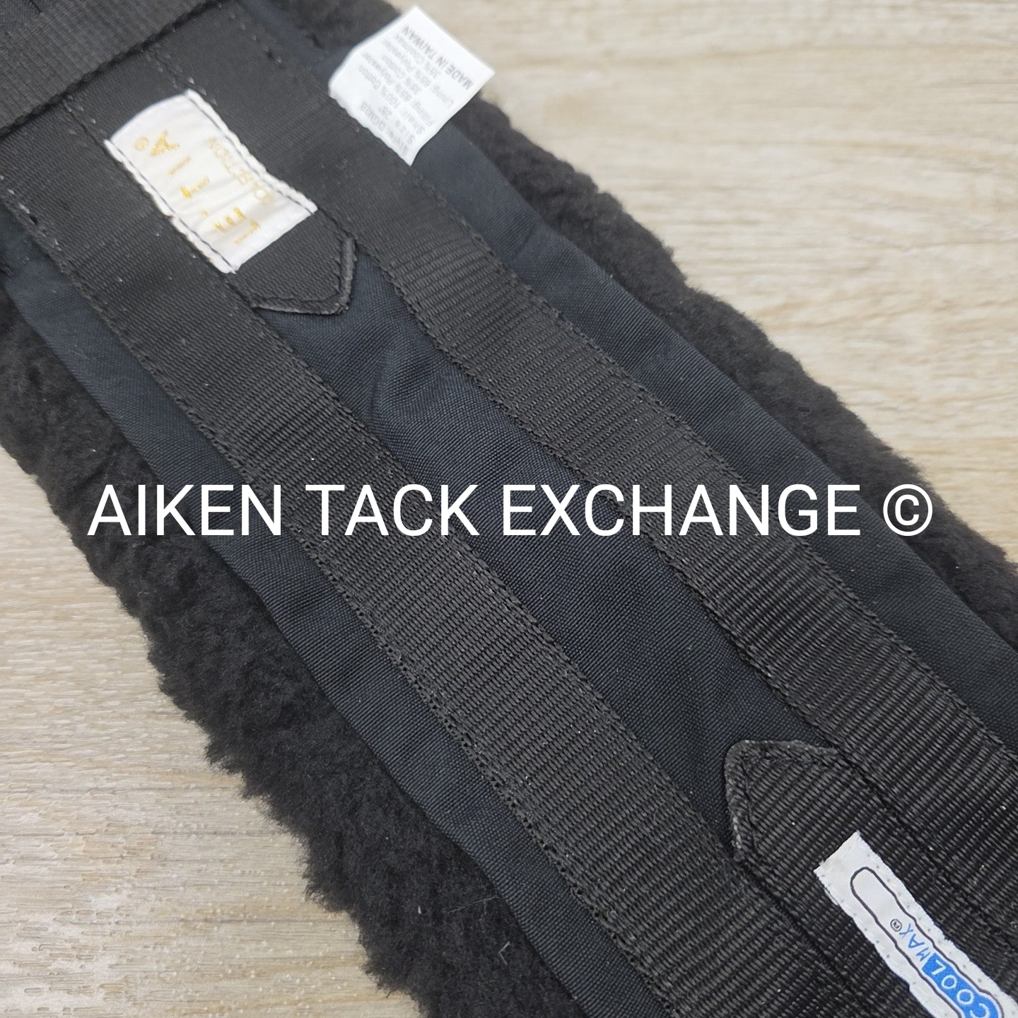 Lettia CoolMax Fleece Dressage Girth, Black, 28"