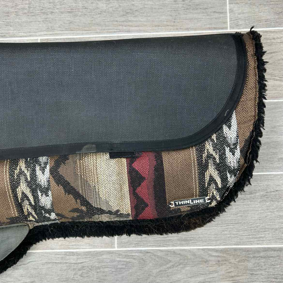 ThinLine Contour Western Ranch Round Skirt Saddle Pad