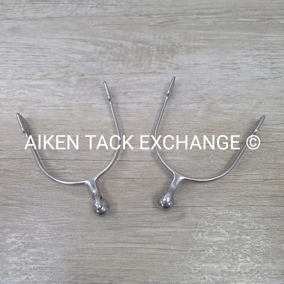 Roller End Soft Touch Spurs, No Straps