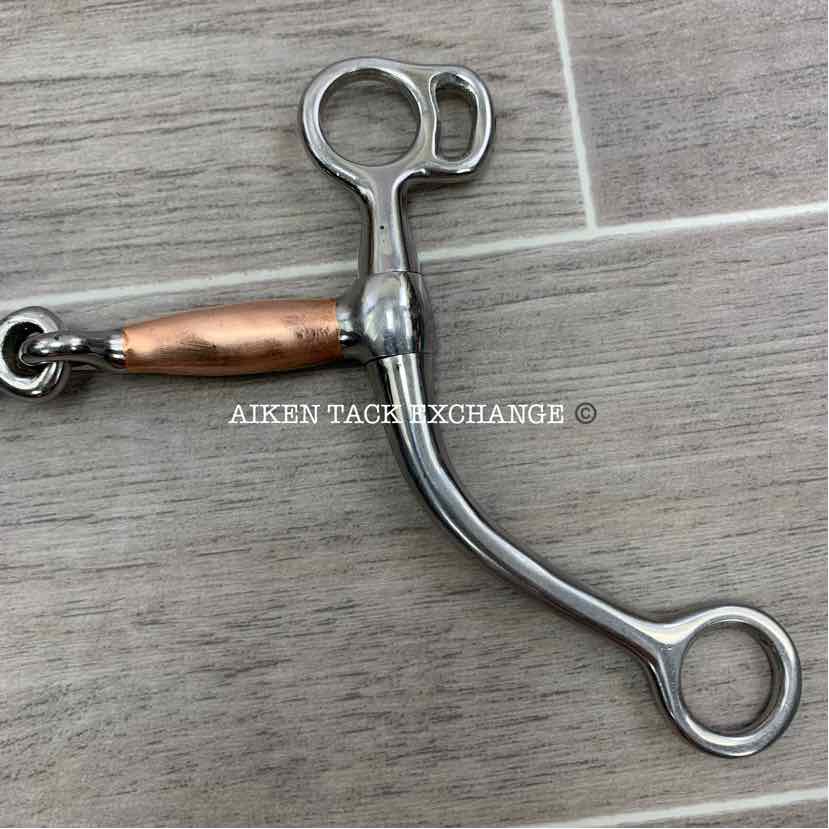 Single Joint Copper Long Shank Tom Thumb Bit 4.75"