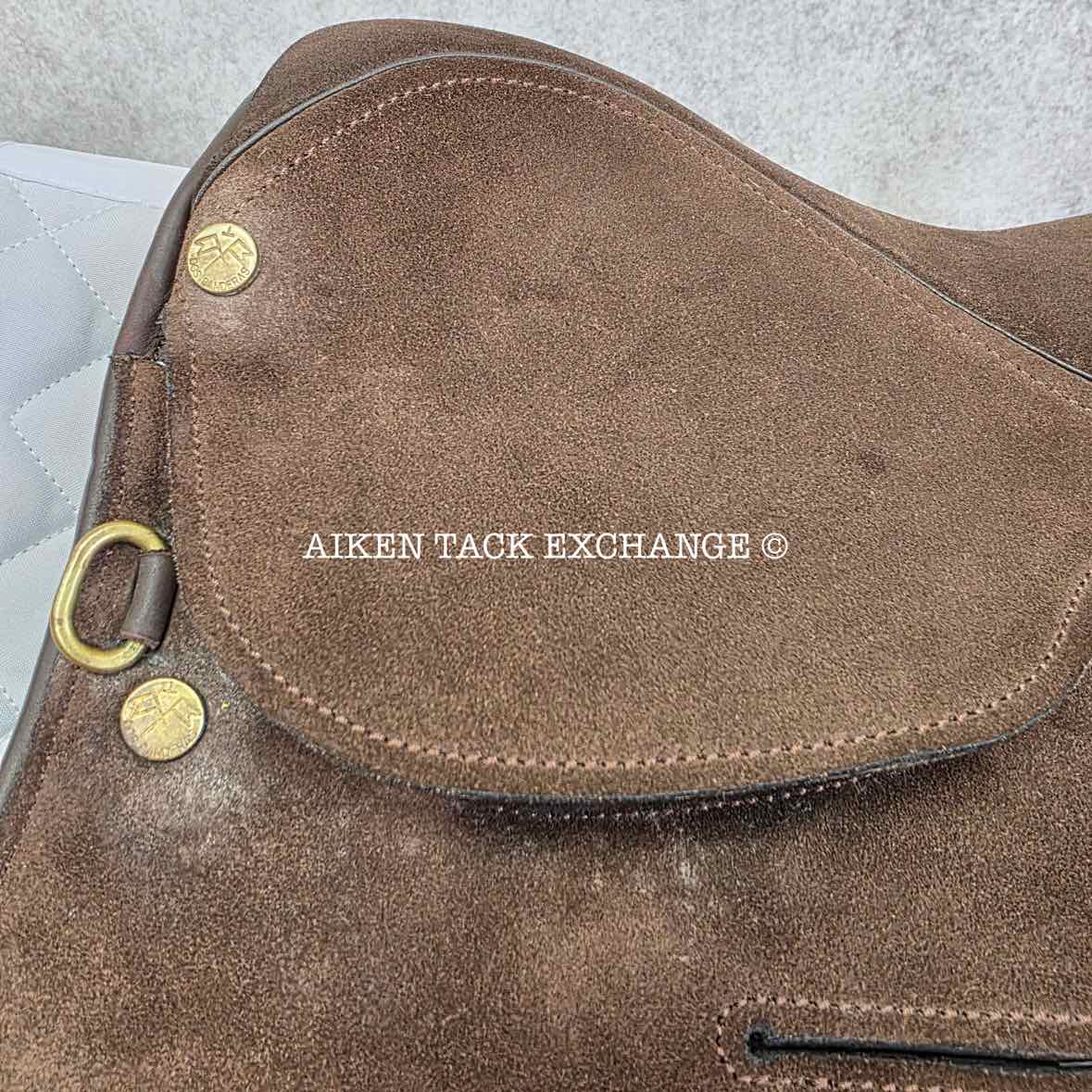 **SOLD** Dos Banderas Polo Saddle, 16" Seat, Medium Tree, Foam Panels