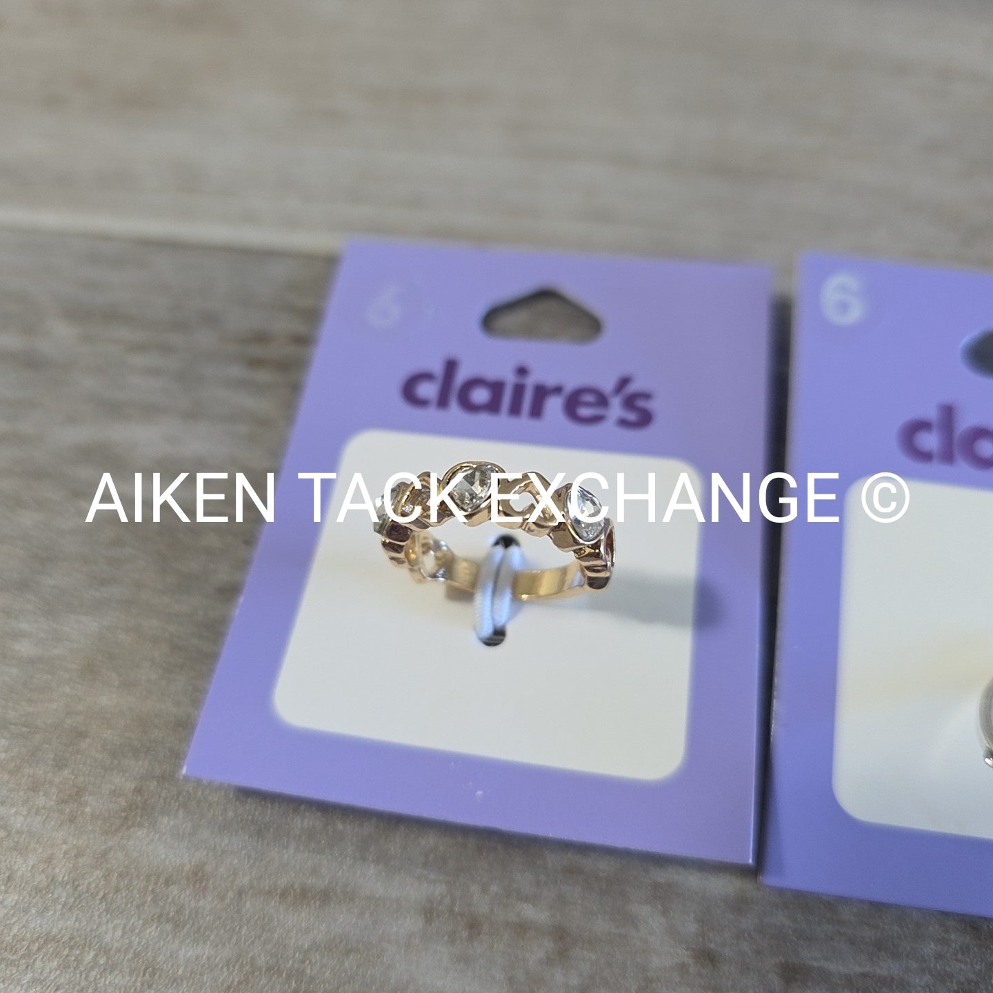 Claire's Rings (2) - Size 6