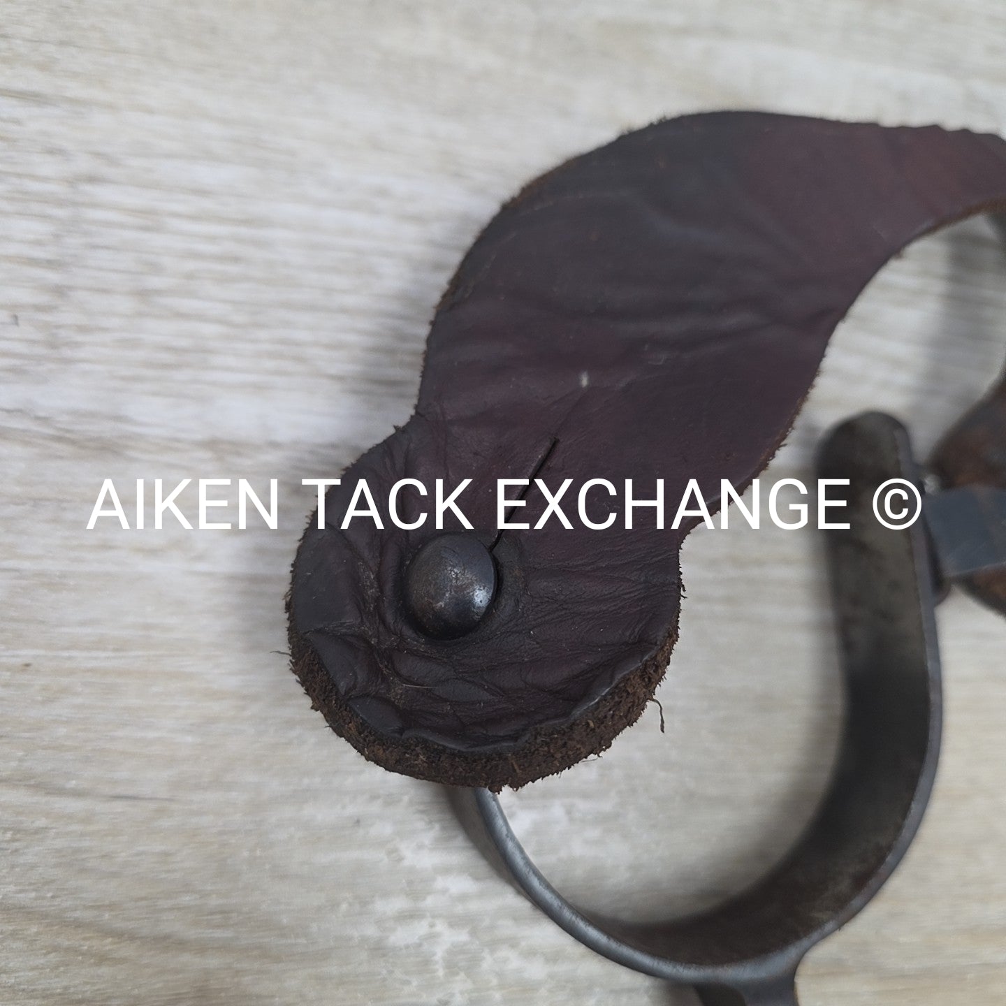 Western Rowel Spurs with Leather Spur Straps