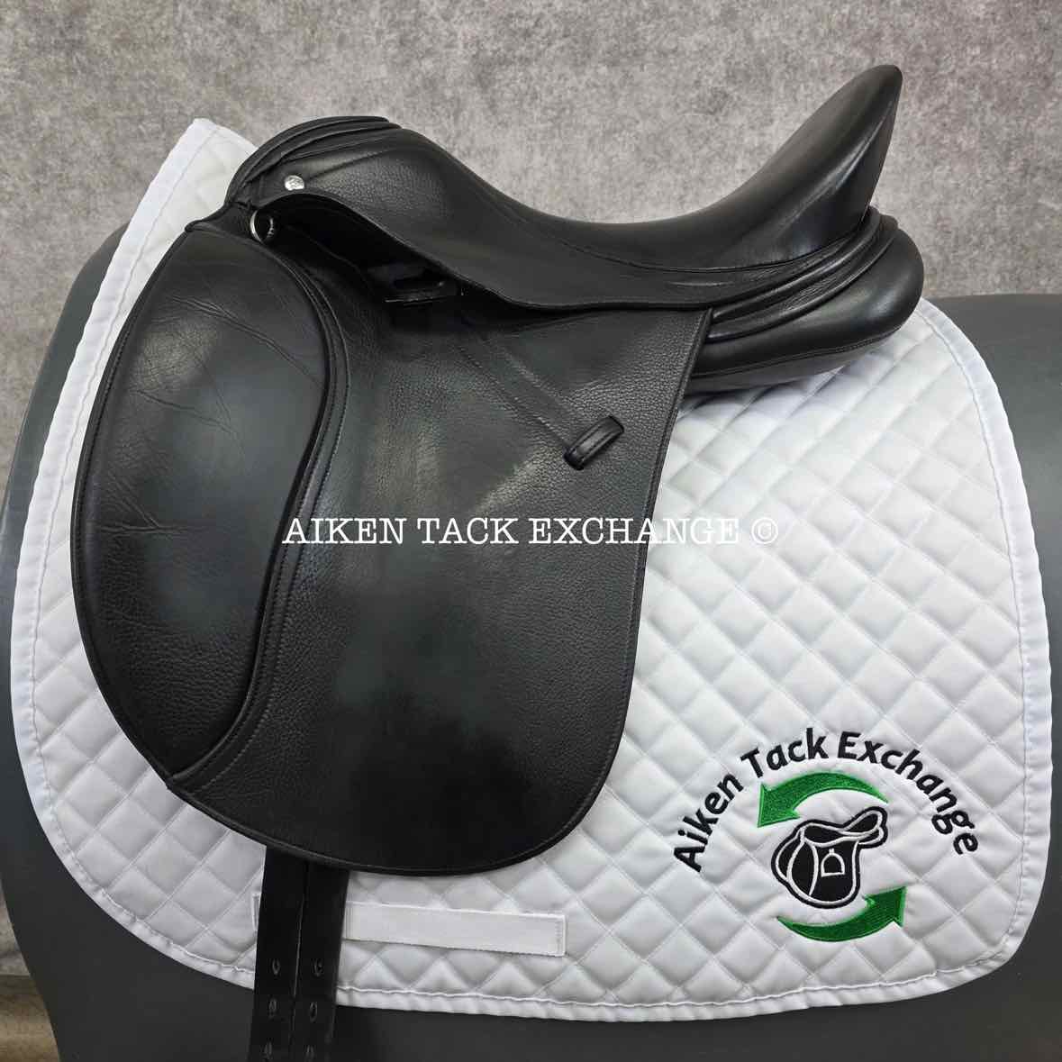 2018 Schleese Prelude Dressage Saddle, 17.5" Seat, Short Flap, Adjustable AdapTree, Wool Flocked Panels