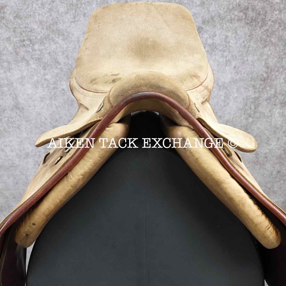 Merlo's American Style Suede Polo Saddle, 19" Seat, Narrow Tree, Foam Panels